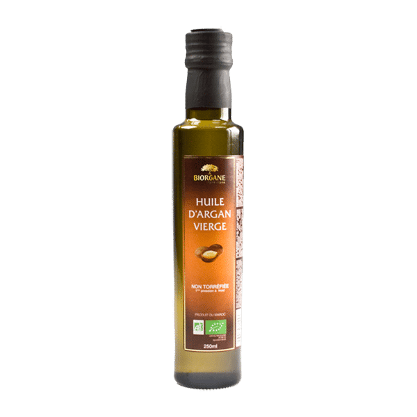 huile argan bio non torrefiee 250ml biorgane