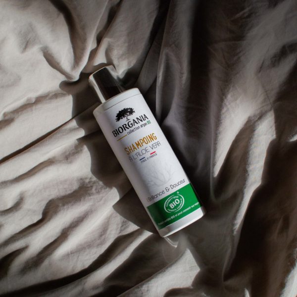 Shampoing Biorgani à l'aloé vera brillance et douceur